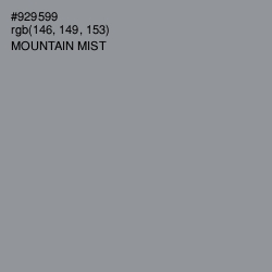 #929599 - Mountain Mist Color Image